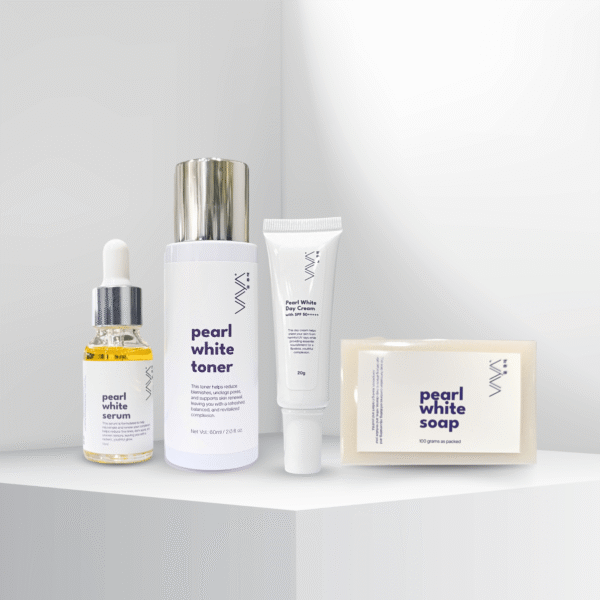 Pearl White Set (Toner, Cream, Serum & Soap) - Image 9