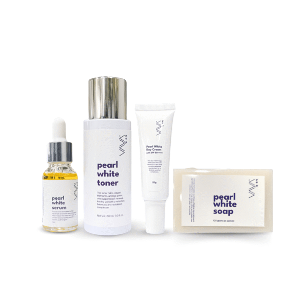 Pearl White Set (Toner, Cream, Serum & Soap) - Image 3